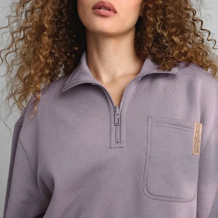 Silksweats™ Reversible Half Zip-Sweatshirt-LUNYA-XXS-Dawning Mist-Urbanheer