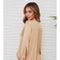 Silky Button Down Long Sleeve Top-Top-MILIO MILANO-XS-Champagne-Urbanheer