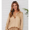 Silky Button Down Long Sleeve Top-Top-MILIO MILANO-XS-Champagne-Urbanheer