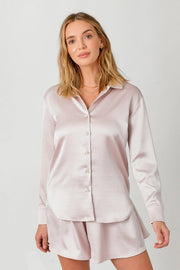 Silky Relaxed Shirt Mauve-Shirt-Mystree-S-Mauve-Urbanheer
