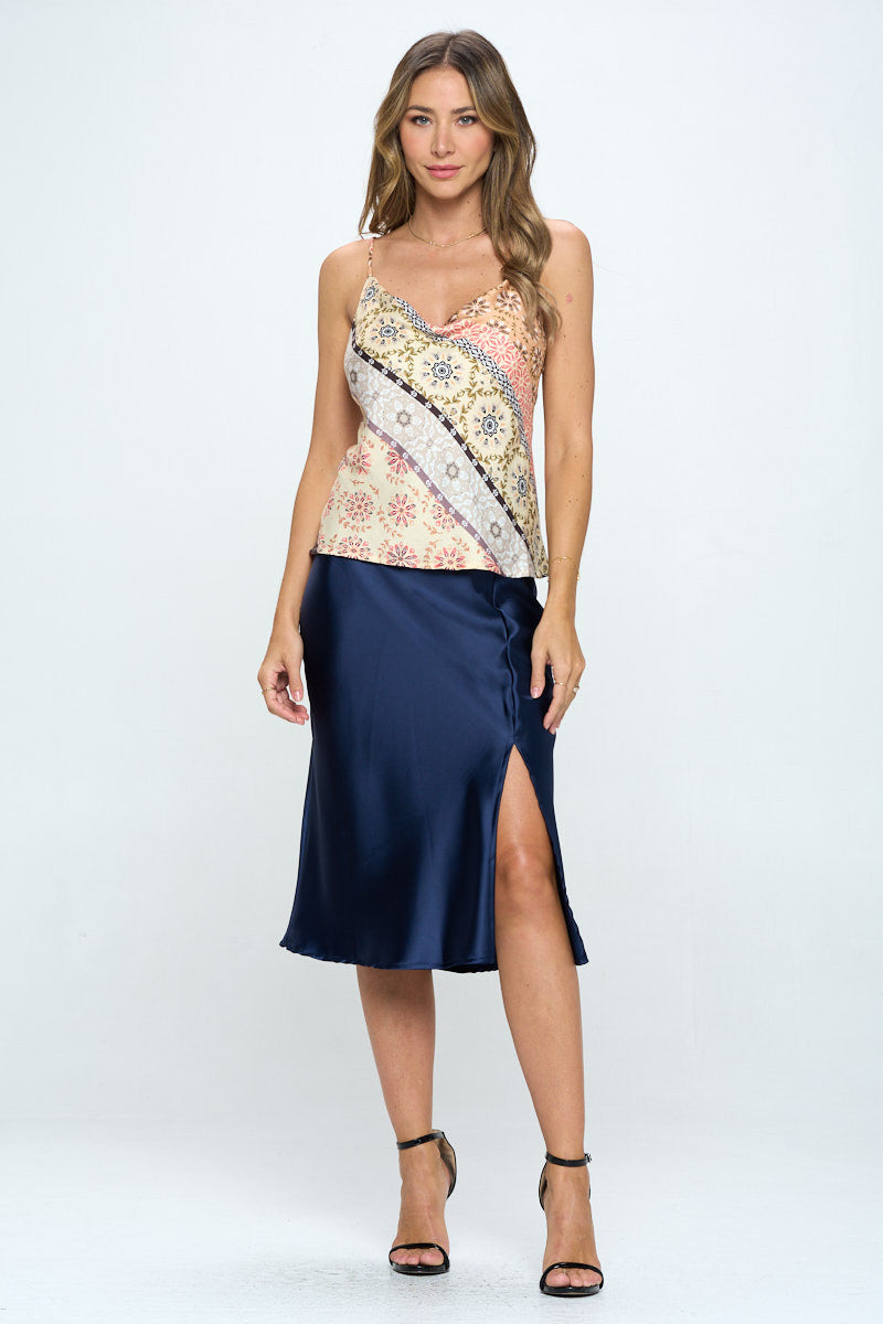 Silky Satin Tank Top-Tops-Reneecollection-Urbanheer