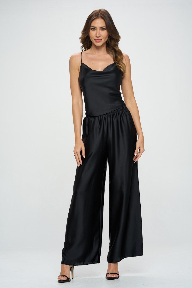 Silky Stretch Satin Solid Backless Tie Top-New Arrival-Reneecollection-Small-BLACK-Urbanheer