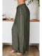 Silky Wide Leg Pants ARMY Green-Pants-MILIO MILANO-XS-ARMY Green-Urbanheer