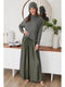 Silky Wide Leg Pants ARMY Green-Pants-MILIO MILANO-XS-ARMY Green-Urbanheer
