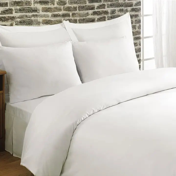 Silver Striped Luxury Duvet Cover-Duvet Cover-Globaltex Fine Linens-Queen-White- Silver Stripe-Urbanheer