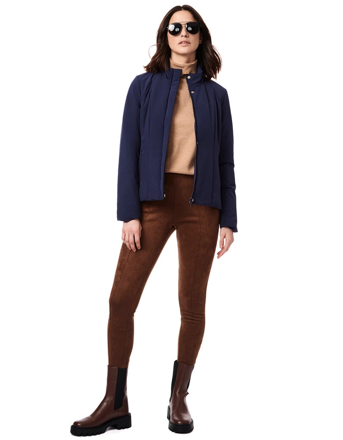 Simple Quilt Jacket in Stretch-Jacket-Bernardo-XS-Night Shadow-Urbanheer