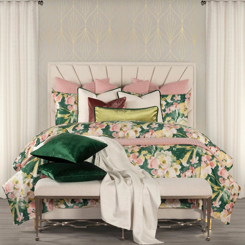 Siscovers Floral Velvet Duvet & Insert Set-Set-Siscovers-California King-Urbanheer