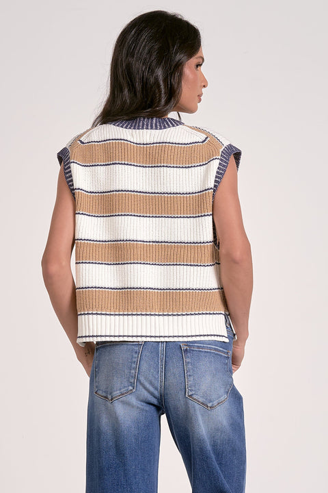 Slate Sleeveless Sweater