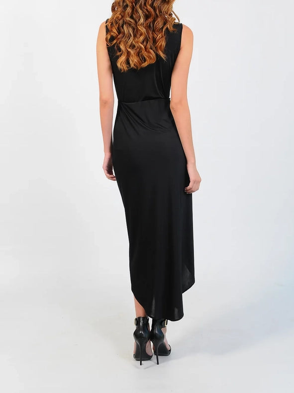 Sleeveless Chelsie Dress-Dress-Betsy Moss-XS-Black-Urbanheer