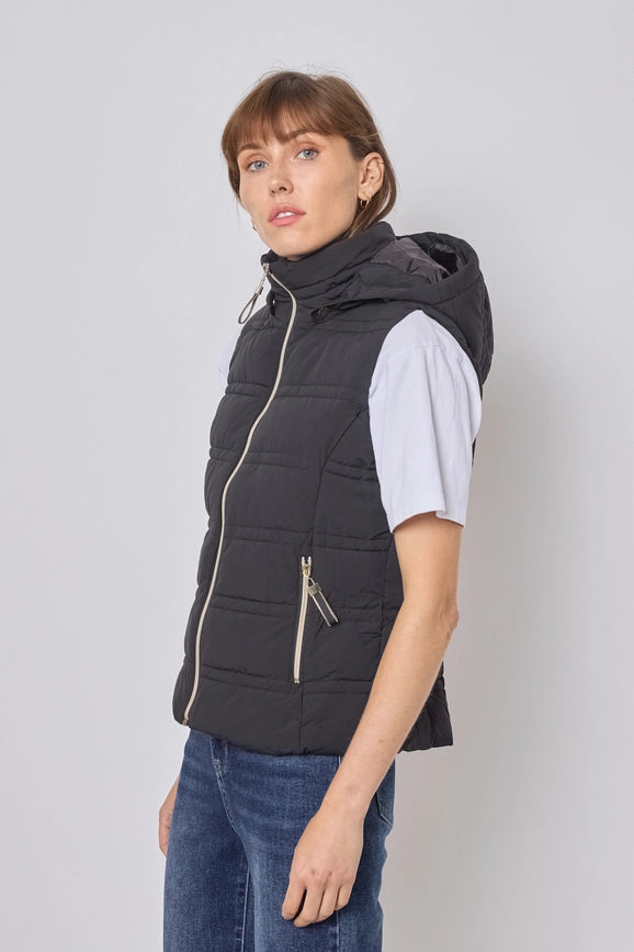 Sleeveless Jacket Black-Jackets-Frime-S-Black-Urbanheer