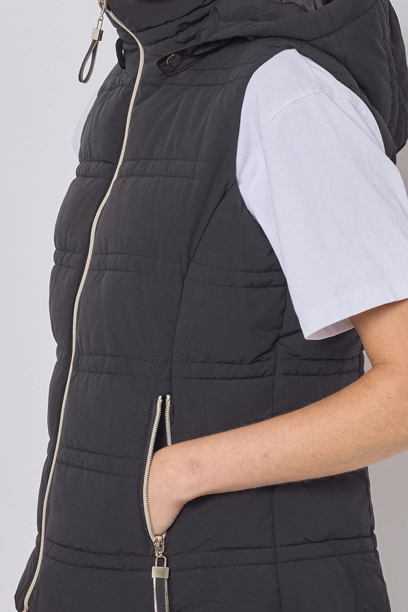 Sleeveless Jacket Black-Jackets-Frime-S-Black-Urbanheer