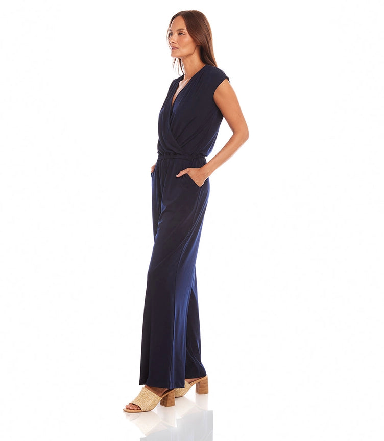 Karen Kane Sleeveless Travel Jersey Jumpsuit M Karen Kane Sleeveless Travel Jersey Jumpsuit M