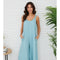 Sleeveless V-Neck Wide Leg Loose Jumpsuit Blue Zuccero-Jumpsuit-MILIO MILANO-XS-Blue Zuccero-Urbanheer