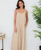Sleeveless V-Neck Wide Leg Loose Jumpsuit Earth Beige-Jumpsuit-MILIO MILANO-XS-Earth Beige-Urbanheer