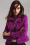 Slim Denim Trucker Jacket in Magenta-Jacket-Q2-S-Fuchsia-Urbanheer