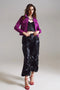 Slim Denim Trucker Jacket in Magenta-Jacket-Q2-S-Fuchsia-Urbanheer
