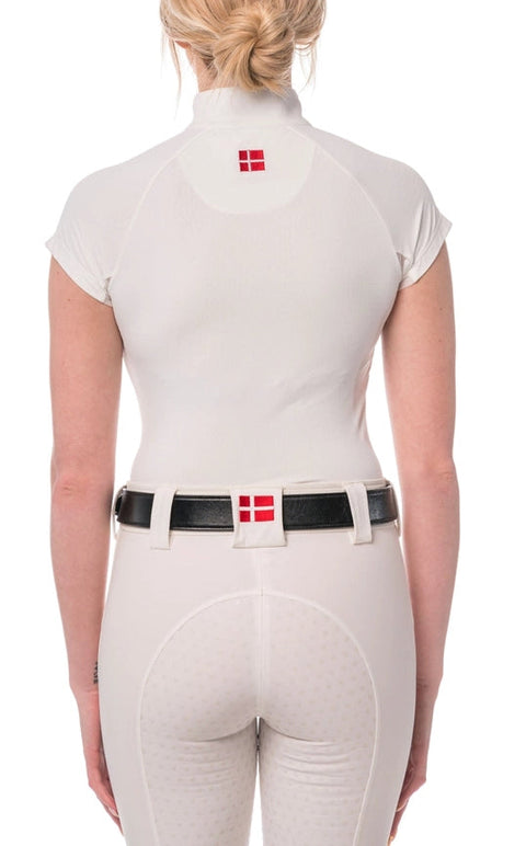 Slim Fit, Cap Sleeve White with White-Shirt-Kastel Denmark-XS-Urbanheer