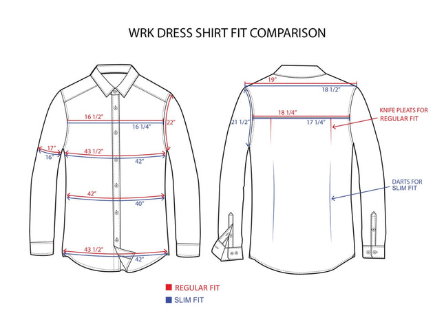 Slim Fit Grid Dress Shirt