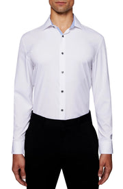 Slim Fit Solid Dress Shirt-Shirt-W.R.K-15-White-Urbanheer