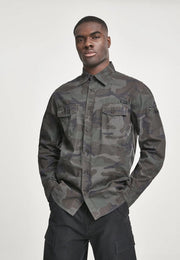 Slim Worker Shirt Dark Camo-Shirt-Norvine-S-Dark Camo-Urbanheer