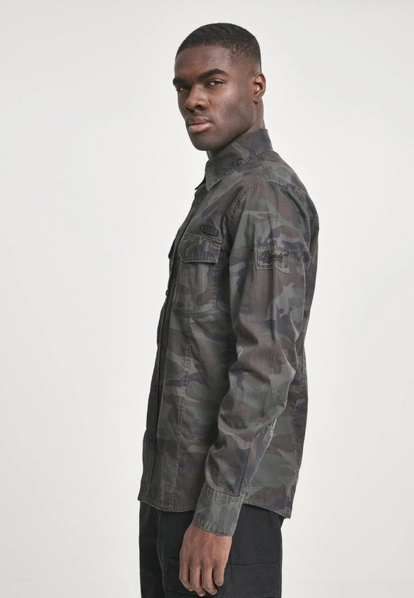 Slim Worker Shirt Dark Camo-Shirt-Norvine-S-Dark Camo-Urbanheer