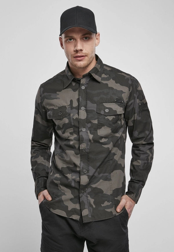 Slim Worker Shirt Olive Camo-Shirt-Norvine-S-Olive Camo-Urbanheer