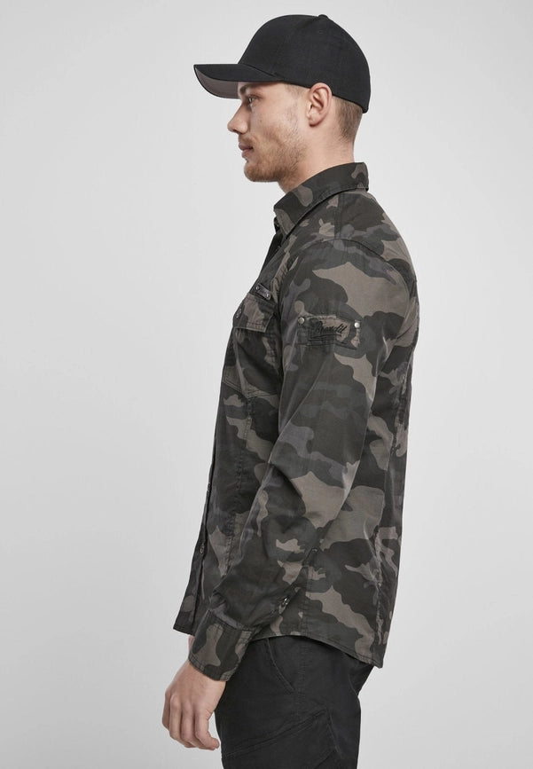 Slim Worker Shirt Olive Camo-Shirt-Norvine-S-Olive Camo-Urbanheer