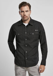 Slim Worker Shirt black-Shirt-Norvine-S-black-Urbanheer