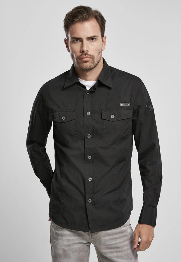 Slim Worker Shirt black-Shirt-Norvine-S-black-Urbanheer