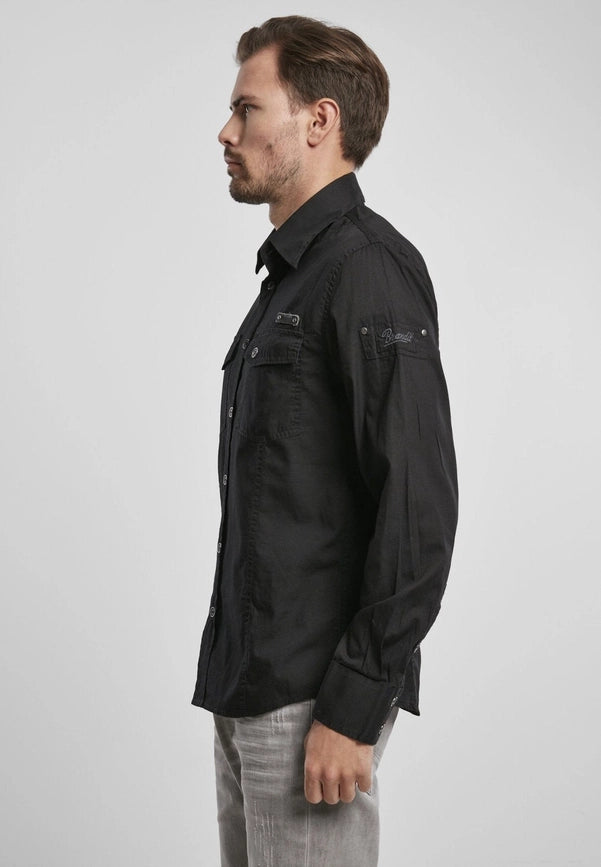 Slim Worker Shirt black-Shirt-Norvine-S-black-Urbanheer