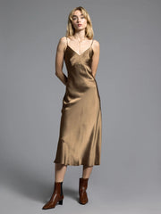 Slip Dress - Royce Dress BRONZE-Dress-Weekend Los Angeles-XS-BRONZE-Urbanheer