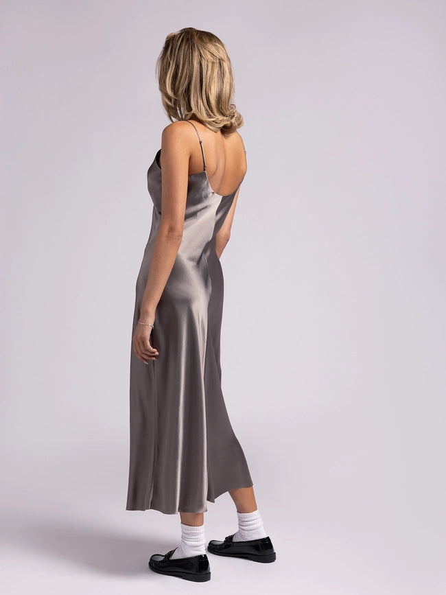 Slip Dress - Royce Dress SMOKEY OLIVE-Dress-Weekend Los Angeles-XS-SMOKEY OLIVE-Urbanheer