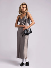 Slip Dress - Royce Dress SMOKEY OLIVE-Dress-Weekend Los Angeles-XS-SMOKEY OLIVE-Urbanheer