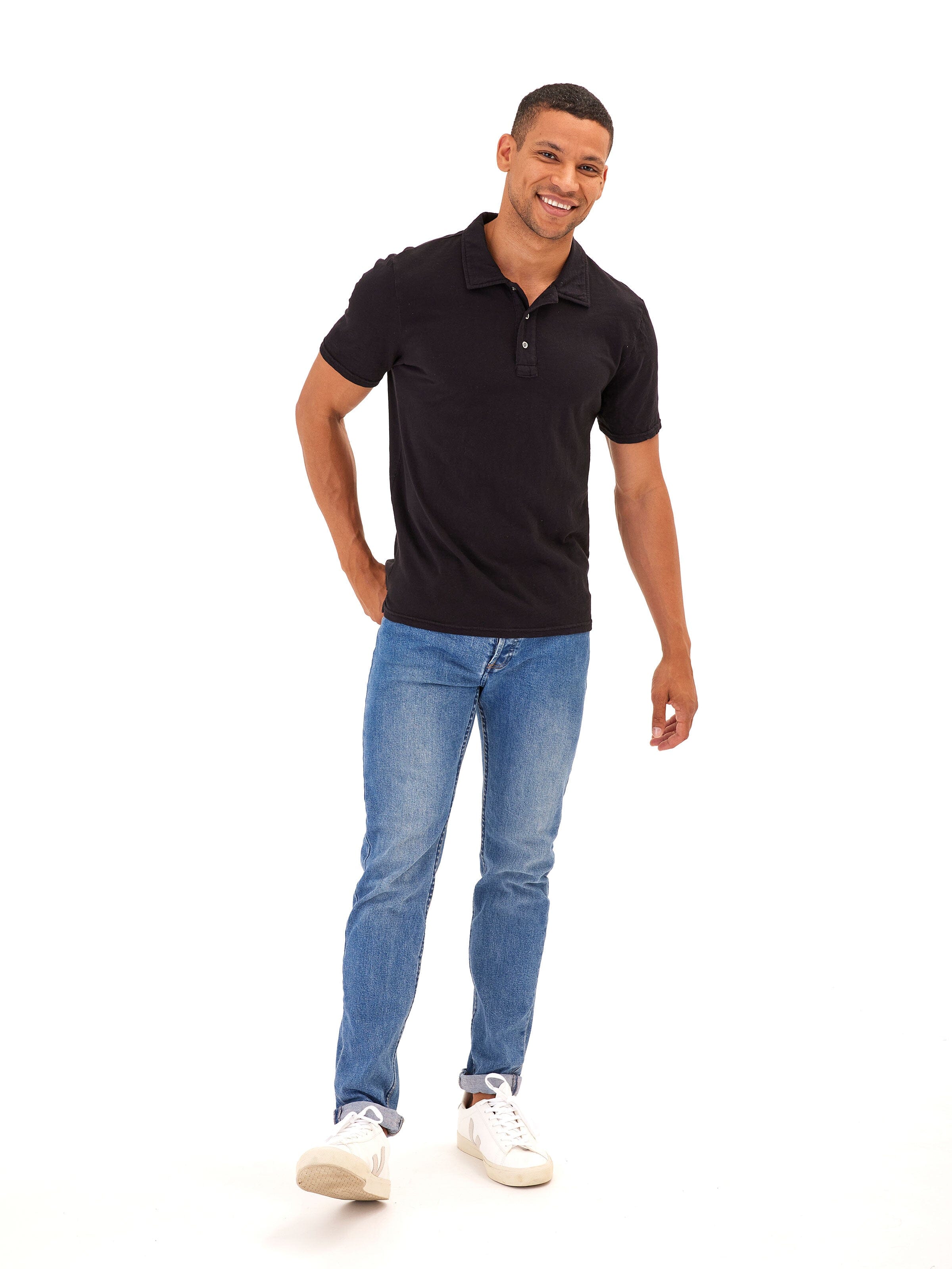 Slub Jersey Polo