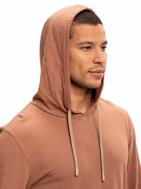 Slub Jersey Pullover Hoodie