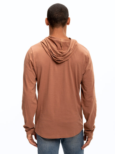 Slub Jersey Pullover Hoodie