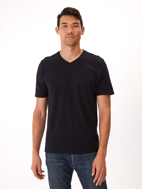Slub Jersey V-Neck Tee