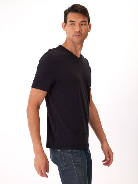 Slub Jersey V-Neck Tee