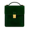 Small Leather Briefcase For Men, Unisex - Walden-Briefcase-Time Resistance-Green-Urbanheer