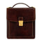 Small Leather Briefcase For Men, Unisex - Walden Brown-Briefcase-Time Resistance-Brown-Urbanheer