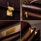 Small Leather Briefcase For Men, Unisex - Walden Brown-Briefcase-Time Resistance-Brown-Urbanheer