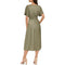 Smock Waist Woven Midi Sage-Dress-Kensie & Siena-2-Urbanheer