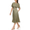 Smock Waist Woven Midi Sage-Dress-Kensie & Siena-2-Urbanheer