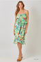 Smocked Yoke A-Line Skirt or Dress Beach Forest-Dress-Mystree-S-Beach Forest-Urbanheer