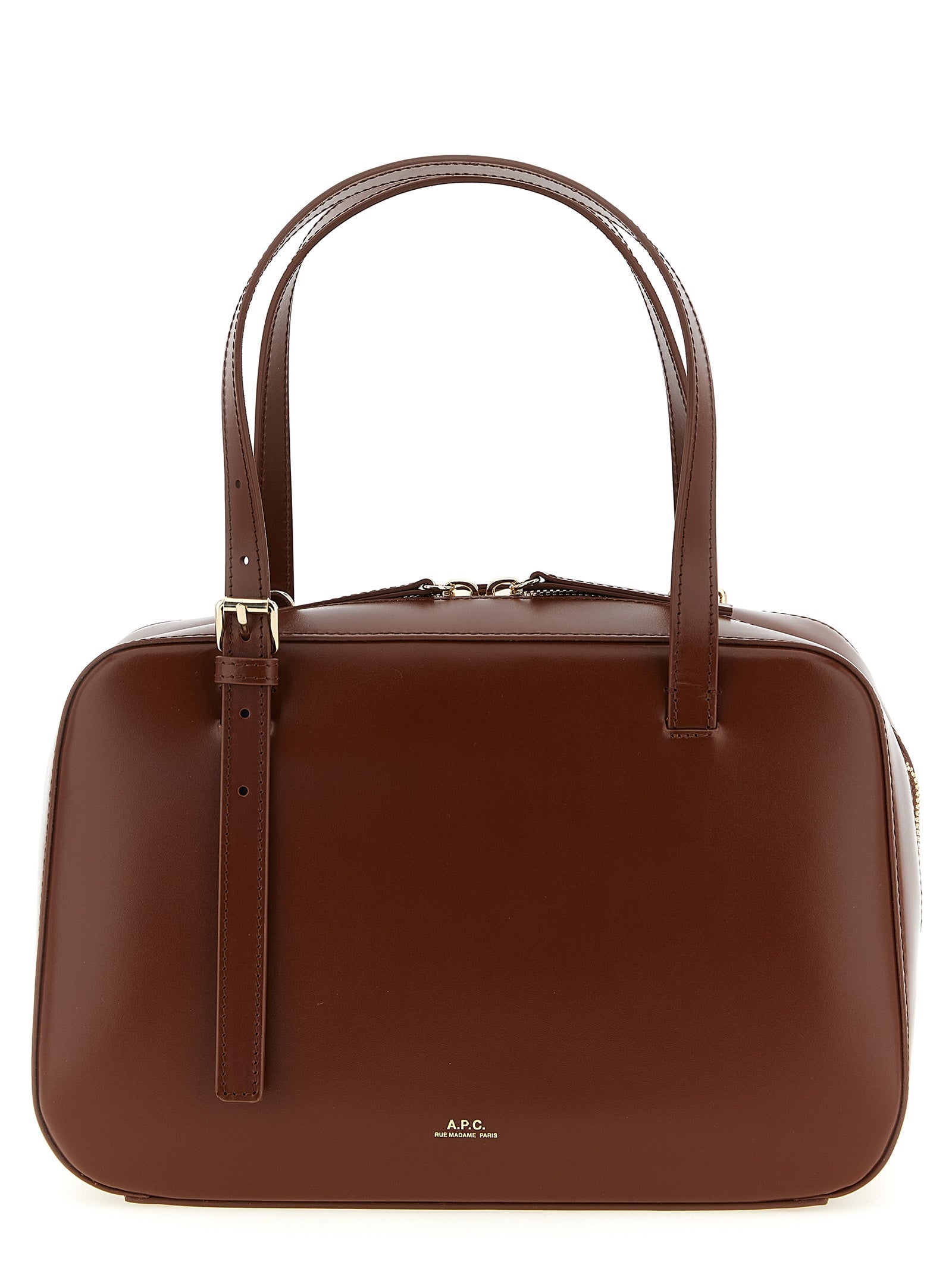 Smooth Leather Handbag with Breathable Cotton Lining for Everyday Comfort