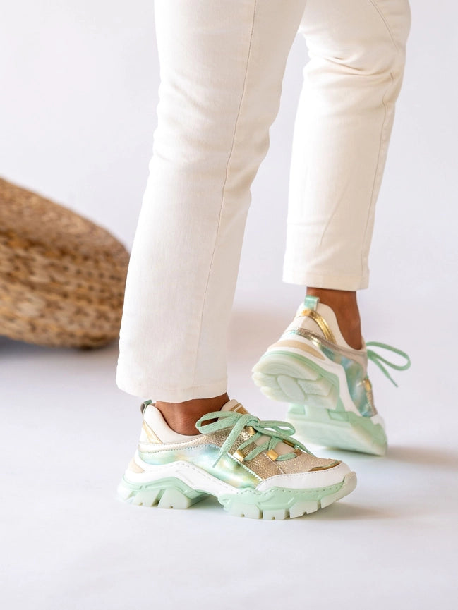 Sneakers For Women Stella 22 - Spring Summer 2025 Verde-Sneakers-MLV Portuguese Shoes-36-Verde-Urbanheer