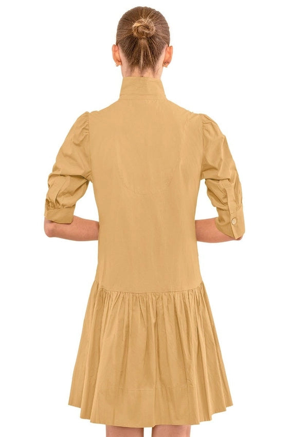 So Sweet Dress - Solid Khaki-Dress-Gretchen Scott LLC-M-Khaki-Urbanheer