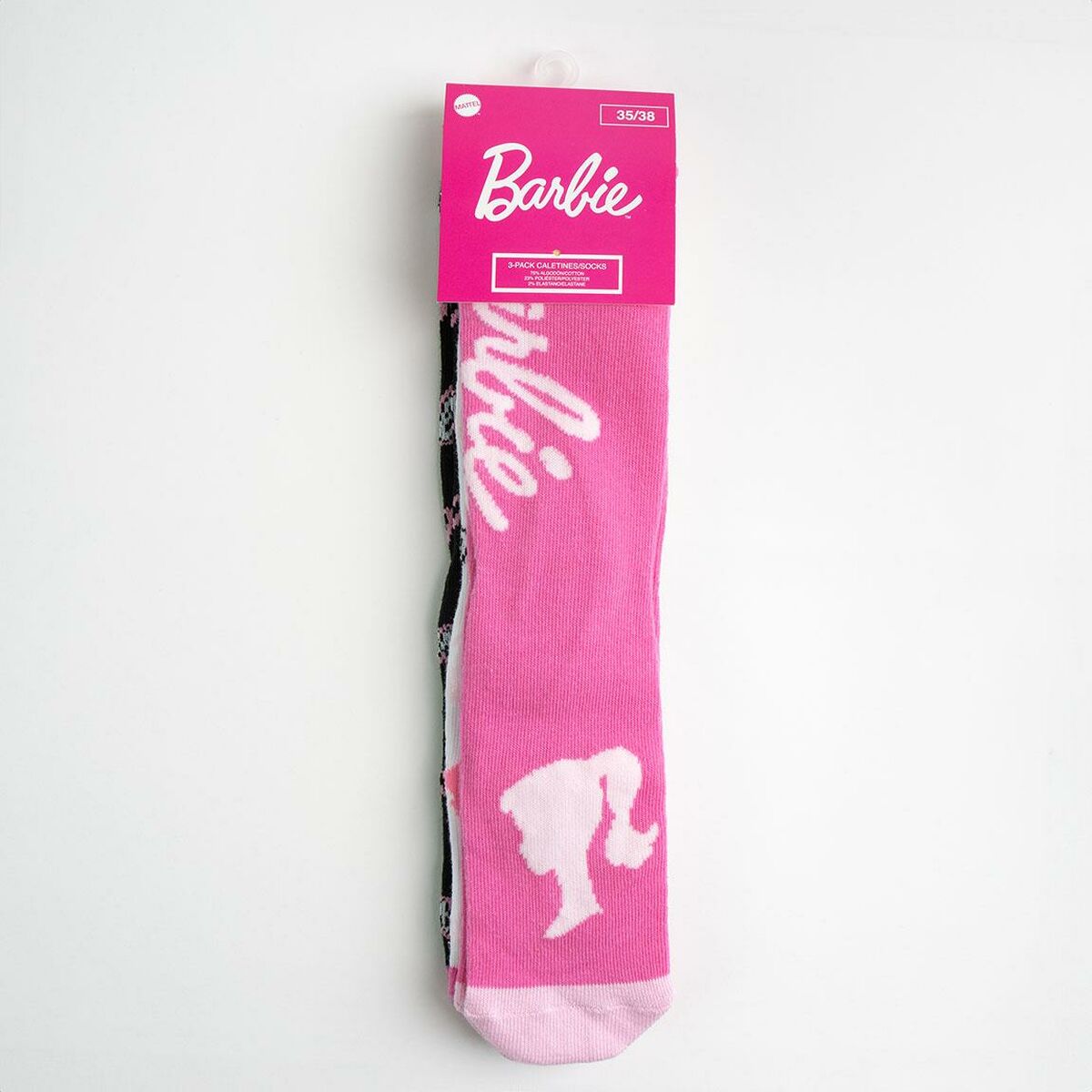 Socks Barbie 3 pairs-Clothing, Boys-Barbie-Urbanheer