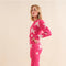 Soft Cozy Star Print Sweater with Pants HOT PINK-Set-Blue B-S-HOT PINK-Urbanheer