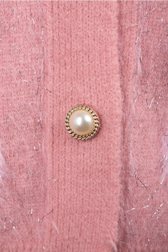 Soft Heart Ombré Cardigan Fuchsia-Cardigan-SAACHI-Fuchsia-Urbanheer